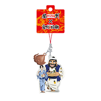 鬼灯の冷徹×登別 コラボ企画商品 メタルストラップ コラボイラスト